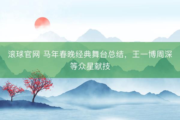 滚球官网 马年春晚经典舞台总结，王一博周深等众星献技
