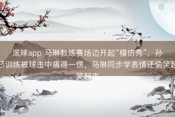 滚球app 马琳教练赛场边开起“模仿秀”,孙颖莎训练被球击中痛得一愣,马琳同步学表情还偷笑起来