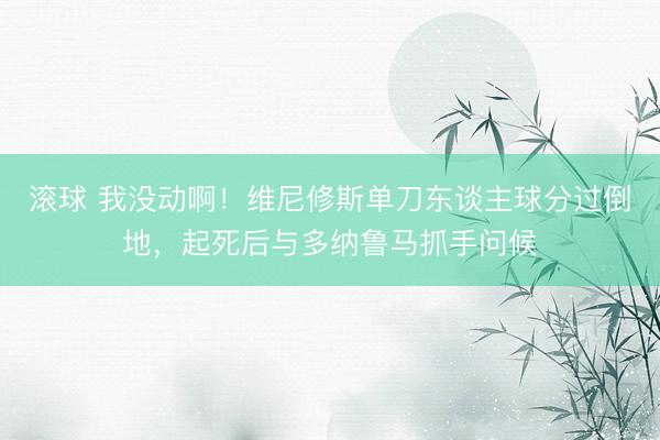 滚球 我没动啊！维尼修斯单刀东谈主球分过倒地，起死后与多纳鲁马抓手问候