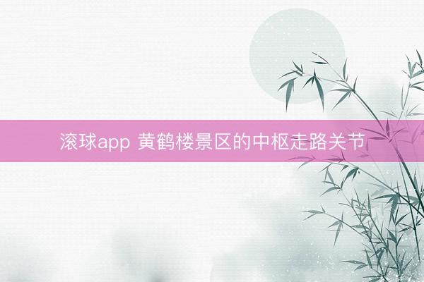 滚球app 黄鹤楼景区的中枢走路关节